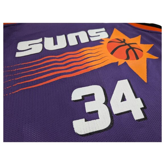 Vintage Champion Phoenix Suns Charles Barkley jersey NBA sz 36 Small 90s *READ - Picture 4 of 10